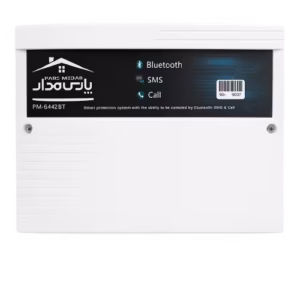 آژیر پیزو 12 ولت 1 تصویر دستگاه دزدگیر پارس مدار مدل 6442BT با پنل مرکزی و قابلیتهای امنیتی پیشرفته.