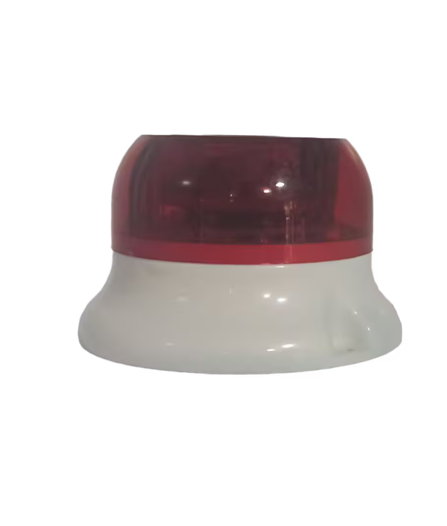 آژیر پیزو فلشر قرمز سفید ۱۲ ولت آژیر پیزو فلشر ۱۲ ولت قرمز سفید مناسب دزدگیر اماکن