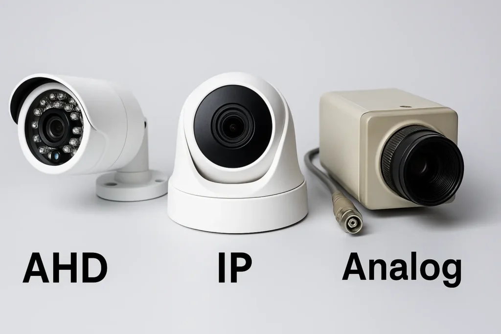 مقایسه IP,HD,Analog